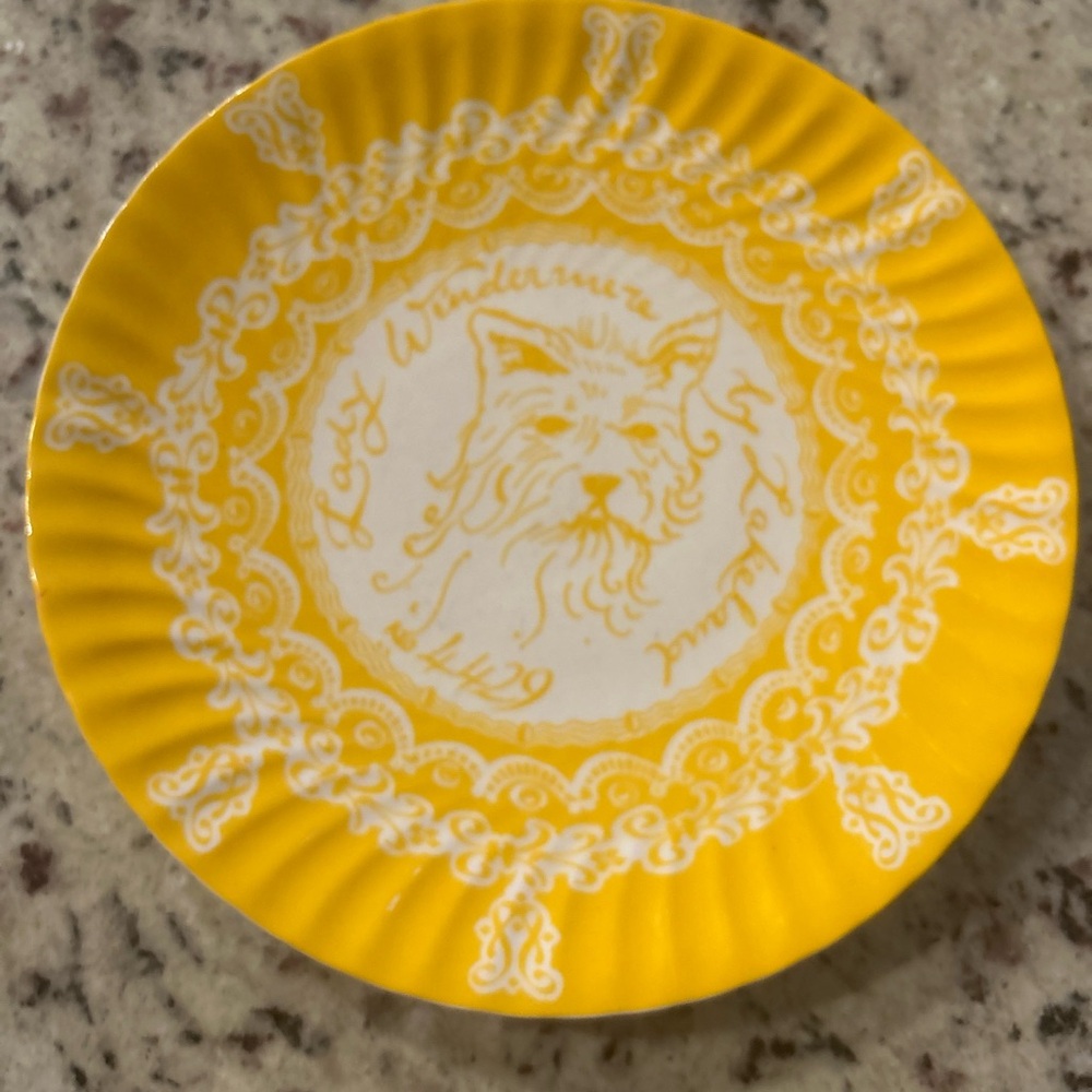 Anthropologie Lady Windermere by Lakeland Terrier Dessert plate